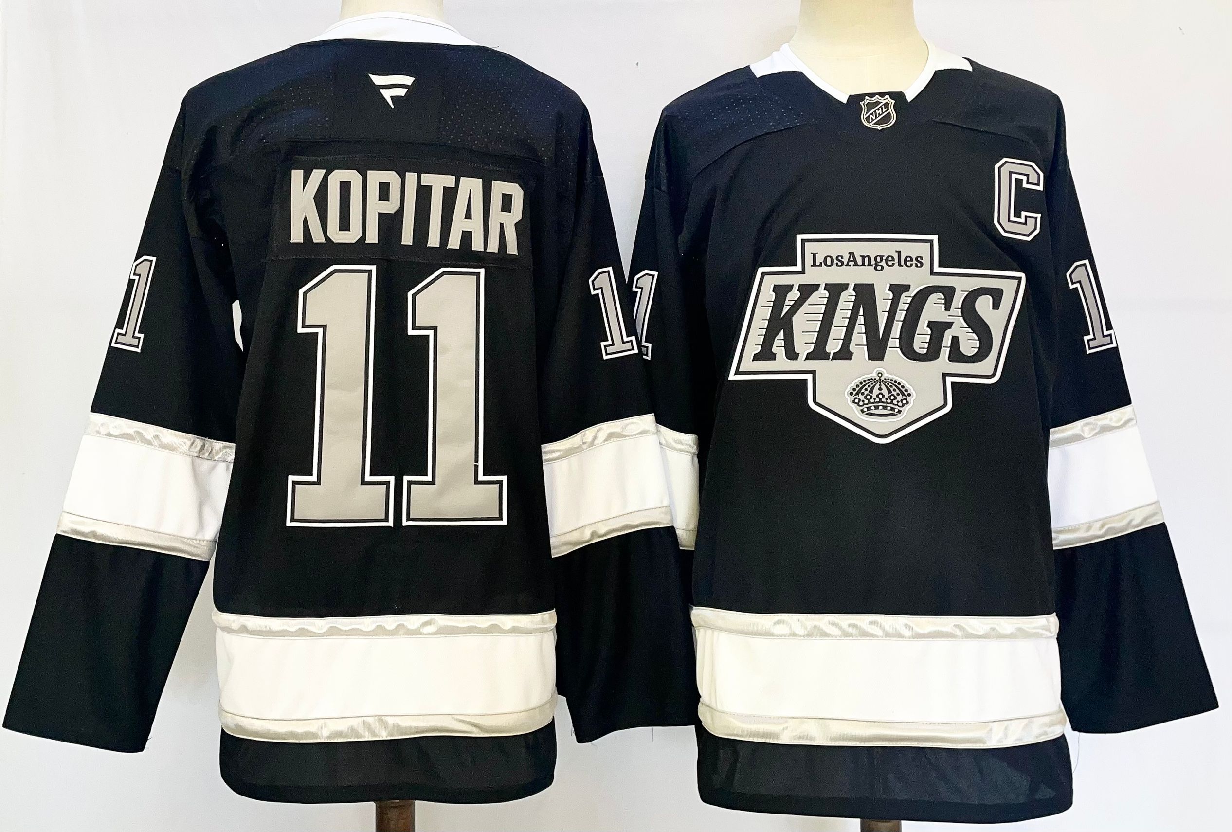 Men Los Angeles Kings #11 Kopitar Black 2025 Home Premier Player NHL Jersey